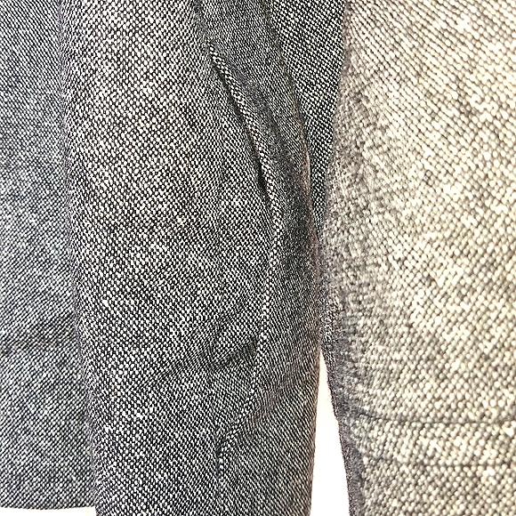 0 LAUNDRY BY SHELLI SEGAL BLENDED BLACK & WHITE THAT LOOKS GRAY SHRUG JACKET - Picture 8 of 12